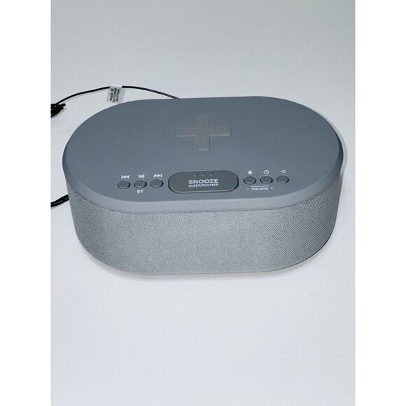 i-Box Dawn Bedside Alarm Clock w Wireless Charging Gray Charging Cable Tested - Picture 3 of 7